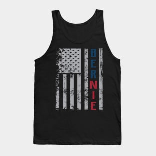 Bernie Sanders Vintage USA Flag Tank Top